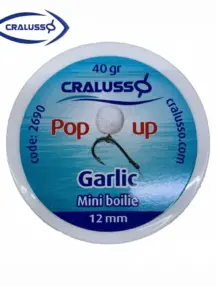 Cralusso Boilie Pop Up Garlic 12mm 40g Топчета Чесън