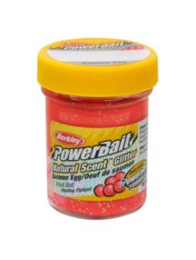 Паста за пъстърва Berkley Powerbait Extra Scent Glitter Salmon Red – Salmon Egg /хайвер от сьомга/