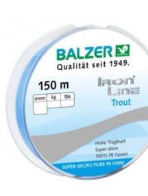 Плетено влакно Balzer IRON LINE TROUT X3 BLUE – 150м