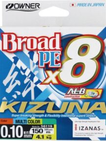 Плетено влакно Owner KIZUNA X8 MULTICOLOR – 150м