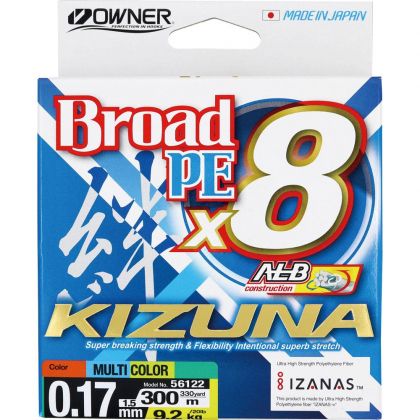 Плетено влакно Owner KIZUNA X8 MULTICOLOR - 300м - Image 5