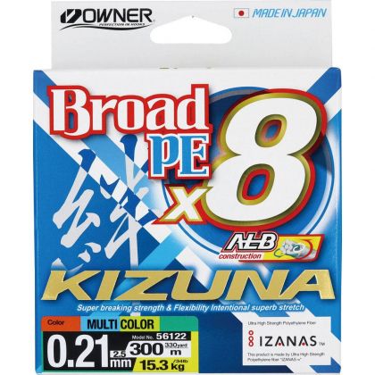 Плетено влакно Owner KIZUNA X8 MULTICOLOR - 300м - Image 8