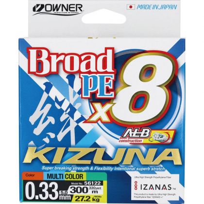 Плетено влакно Owner KIZUNA X8 MULTICOLOR - 300м - Image 10