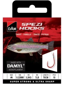 DAM Spezi Trout Red 6 (0.22 mm / 70 cm)