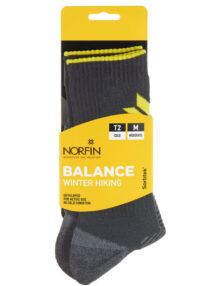Чорапи Norfin Balance Winter Hiking Crew – Термочорапи със средна височина за преходи и риболов
